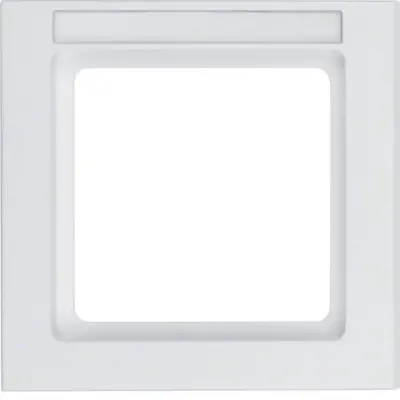 Berker raam 1v + t.v. polwit q3 (10516099)