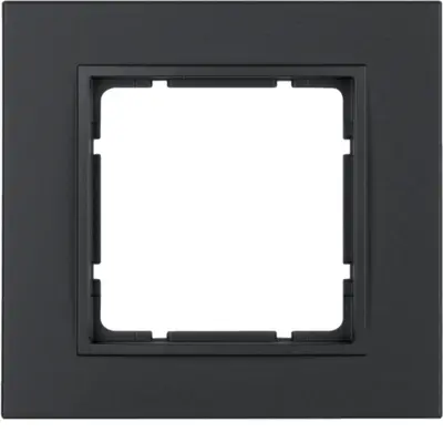 Berker afdekraam 1-voudig B7 antraciet mat kunststof (10116626)