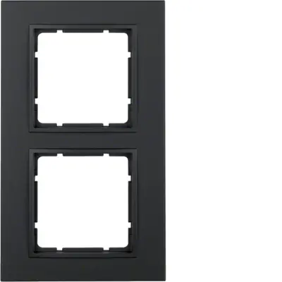 Berker afdekraam 2-voudig B7 antraciet mat kunststof (10126626)