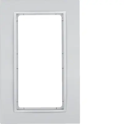 Berker afdekraam 1.5-voudig B7 aluminium mat kunststof (13096424)