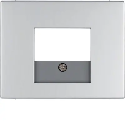 Berker centraalplaat USB / luidspreker K5 aluminium (10357003)