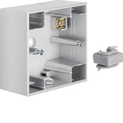 Berker opbouwbak 1-voudig K5 aluminium (10417003)