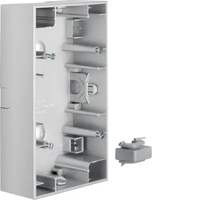 Berker opbouwbak 2-voudig verticaal K5 aluminium (10427003)