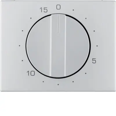 Berker draaiknop tijdschakelaar 15 minuten K1/K5 aluminium (16347103)