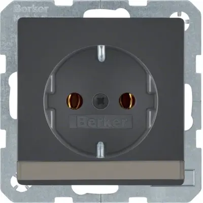 Berker wandcontactdoos 1-voudig randaarde inbouw (47526086)