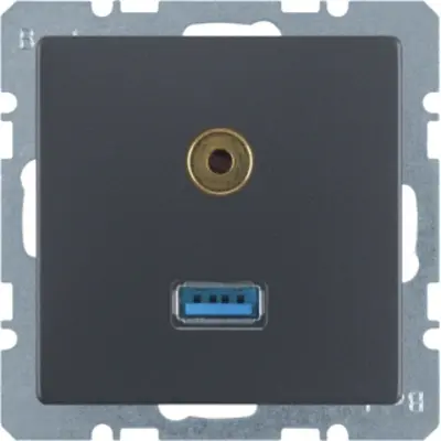Berker usb/audio wcd q1/q5 ant (3315396086)