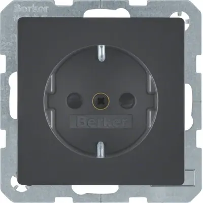 Berker wandcontactdoos 1-voudig randaarde inbouw (41236086)