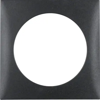 Berker Integro Flow afdekraam 1-voudig antraciet mat (918272505)