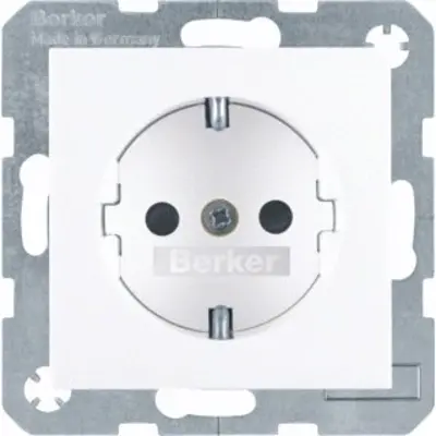Berker wandcontactdoos 1-voudig randaarde inbouw (41231909)