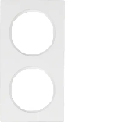 Berker afdekraam 2-voudig R3 wit (10122289)