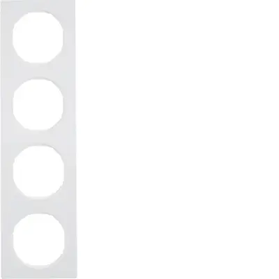 Berker afdekraam 4-voudig R3 wit (10142289)