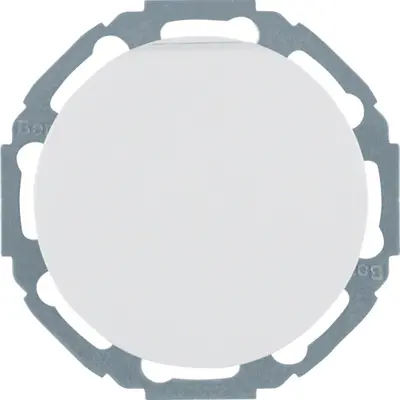 Berker wandcontactdoos randaarde kindveilig klapdeksel 45 graden draaibaar R1/R3/R8 wit (47442089)