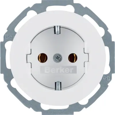 Berker wandcontactdoos randaarde R.Classic wit (47452089)