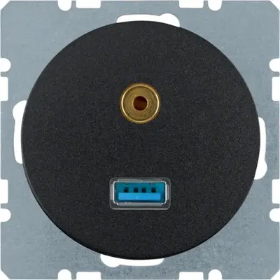 Berker usb/3,5mm audcont.zw.r1r3 (3315392045)