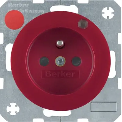 Berker wcd 2p pa +led rood r1/r3 (6765092022)