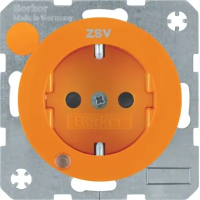Berker wcd 2p ra+led oranje r1r3 (41102007)