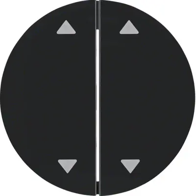 Berker wip jaloezieschakelaar 4-voudig R1/R3/R8 zwart (16442045)