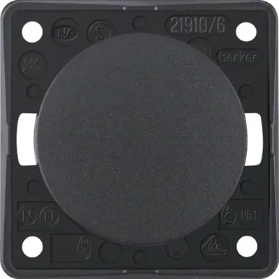 Berker Integro Flow wisselschakelaar 10 AX antraciet mat (936562505)