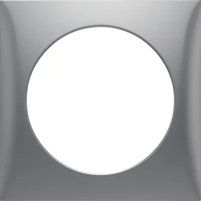 Berker Integro Flow afdekraam 1-voudig mat chroom (918272528)