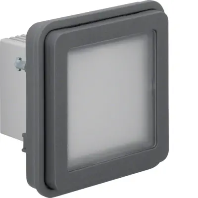 Berker W1 LED-signaalverlichting blauw bovendeel grijs (51733535)