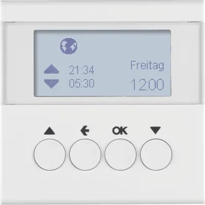 Berker jaloeziebesturing opzetmodule S1/B3/B7 wit glans (85741189)