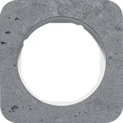 Berker afdekraam 1-voudig R1 beton wit (10112379)