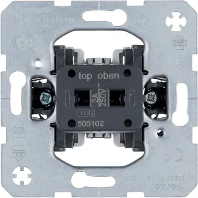 Berker drukcontact 1 maakcontact voor hotelcard (505102)