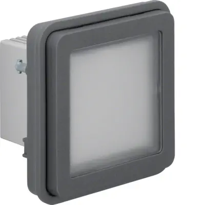Berker W1 LED-signaalverlichting wit bovendeel grijs (51733525)