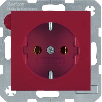 Berker wcd ra rood glans s1/b