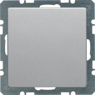 Berker blinddeksel incl. draagframe Q1/Q3/Q7 aluminium (10096084)