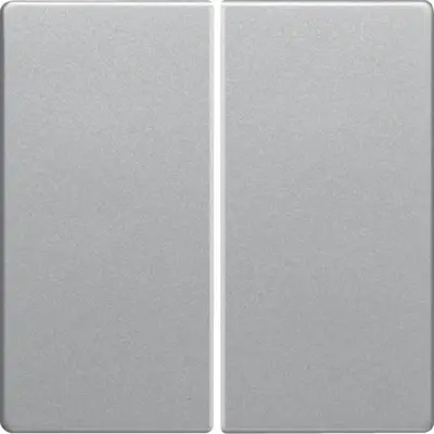 Berker schakelwip 2-voudig Q1/Q3/Q7 aluminium (16236084)