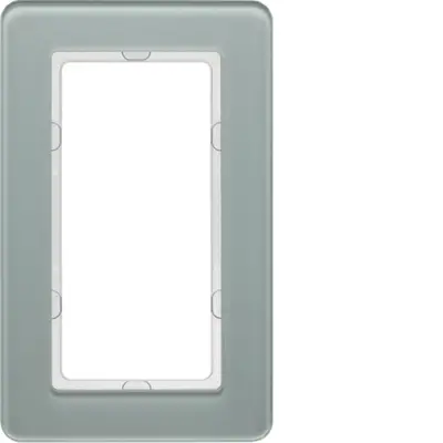 Berker afdekraam 1.5-voudig Q7 glas wit (13096079)