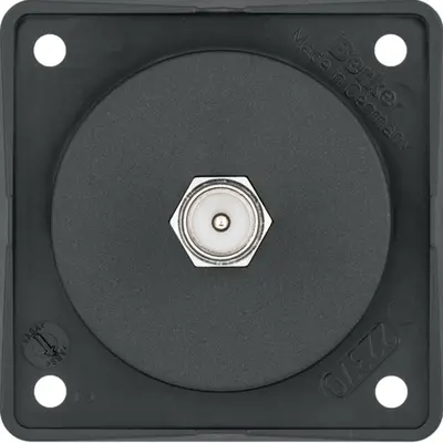 Berker Integro Flow TV-antennedoos met F-connector antraciet glans (945812505)