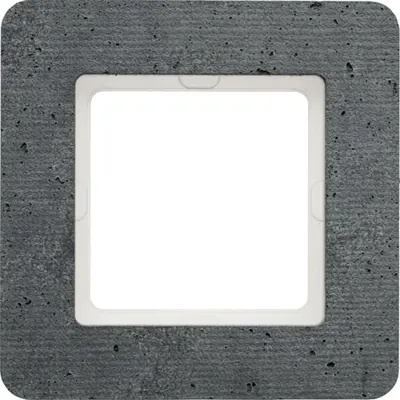 Berker afdekraam 1-voudig Q7 beton (10116020)