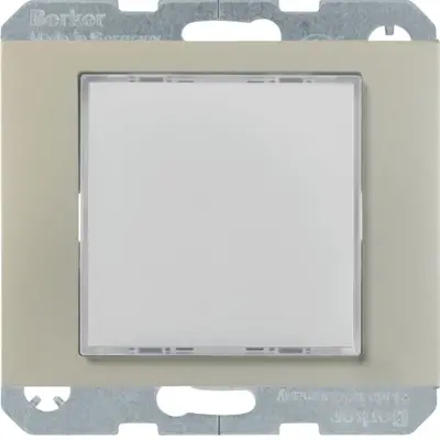 Berker lichtsignaaleenheid 230V witte LED K5 edelstaal (29537004)