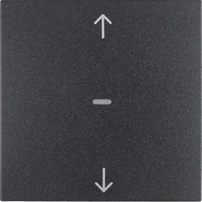 Berker drukknop voor elektronische jaloeziebediening S1/B3/B7 antraciet mat (85241185)