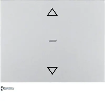 Berker drukknop voor elektronische jaloeziebediening K5 aluminium (85241177)