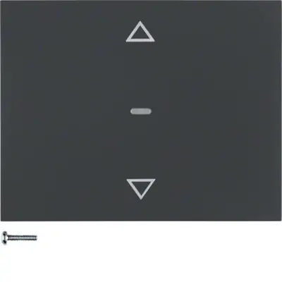 Berker drukknop voor elektronische jaloeziebediening K1 antraciet (85241175)