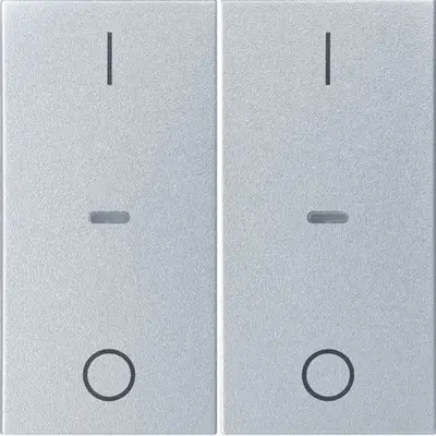 Berker afdk 2v drkknp i/o sb alu (80962383)