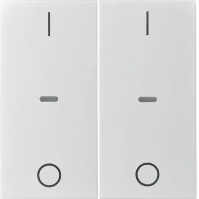 Berker afdek 2v drkknp i/o sb wt (80962382)