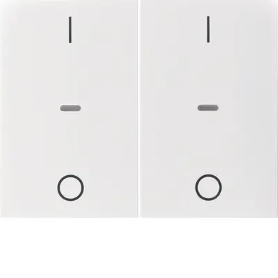 Berker afdek 2v drkknp i/o k wt (80962379)
