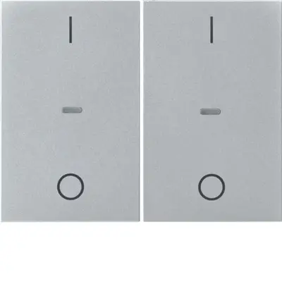 Berker afdek 2v drkknp i/o k alu (80962371)