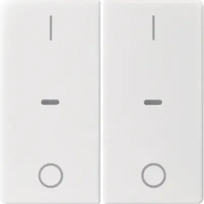 Berker afdek 2v drkknp i/o q wt (80962329)