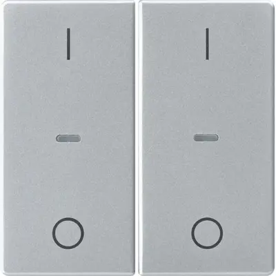 Berker afdek 2v drkknp i/o q alu (80962321)