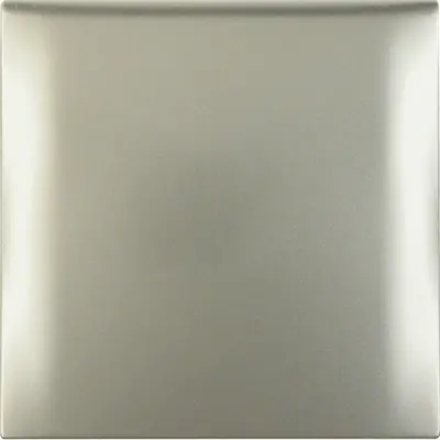 Berker Integro Flow afdekraam 1-voudig met klapdeksel edelstaal (918282524)