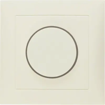 Berker dimmerknop draaidimmer met vast afdekraam S1 creme glans (11308982)