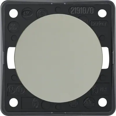 Berker Integro Flow pulsdrukker maakcontact edelstaal (936712524)