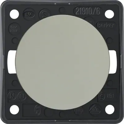 Berker Integro Flow wisselschakelaar 10 AX edelstaal (936562524)