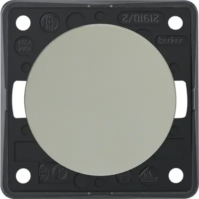 Berker Integro Flow uitschakelaar 2-polig 10 AX edelstaal (936522524)