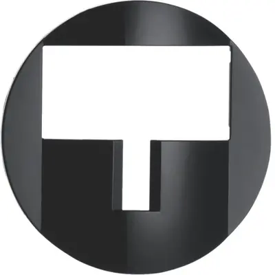 Berker Afdek. voor KNX bewegingsmelder berker R.1/R.3/R.8 zwart (80960465)